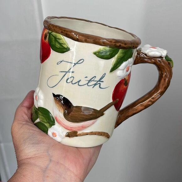 Cracker Barrel Peace and Faith mugs - Picture 11 of 13